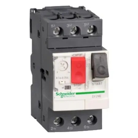 Produktfoto 1 von Schneider Electric TeSys GV2ME Motorschutzeinheit, 4 → 6,3 A 690 V 89mm x 44.5mm
