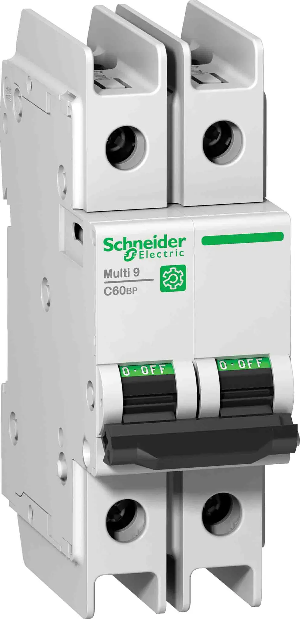 Produktfoto 1 von Schneider Electric Multi 9 C60 Miniaturüberlastschalter Typ D, Pol 2-polig 15 A 440 V ac, Abschaltvermögen 6 kA Multi9