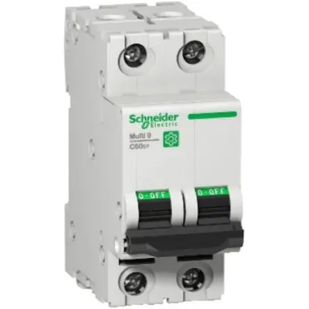 Produktfoto 1 von Schneider Electric Multi9 Miniaturüberlastschalter Typ B, Pol 2-polig 4A, Abschaltvermögen 10 kA Multi9