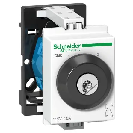 Produktfoto 1 von Schneider Electric Schlüsselschalter Drehen 2-Positionen 1-poliger Umschalter 10A IP40