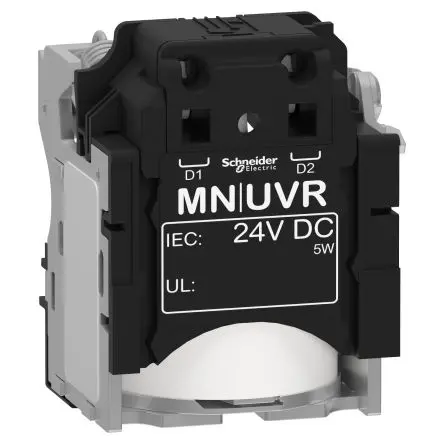 Produktfoto 1 von Schneider Electric 24V ComPact NSX ComPacT NSX Geräteschutzschalter Feststehend Unterspannungsauslöser
