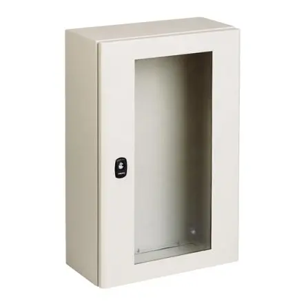 Produktfoto 1 von Schneider Electric PanelSeT S3D Stahl Wandanschlusskasten Grau IP66 Transparente Tür, HxBxT 600 mm, 600 mm x 200 mm
