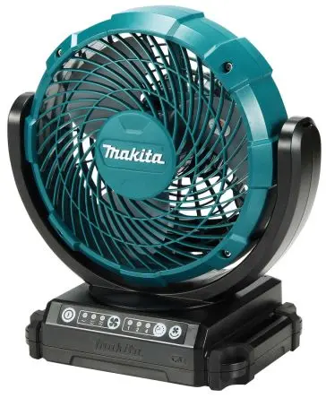Produktfoto 1 von Makita CF Tisch Ventilator 3-stufig, Ø 180 mm 12V, 4.6 m³/min