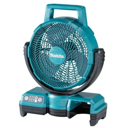 Produktfoto 1 von Makita DCF Tisch Lüfter 3-stufig, Ø 235 mm 14.4V, 18 V, 8.2 cfm, AC