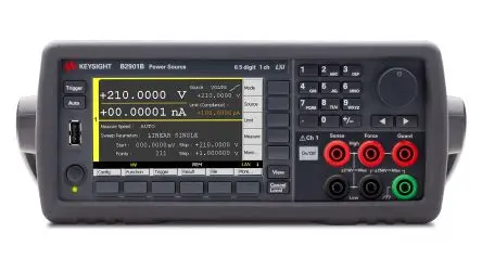 Produktfoto 1 von Keysight B2900B Sourcemeter 31,8 W, 1 μV → 210 V, 2 Ω → 200 MΩ