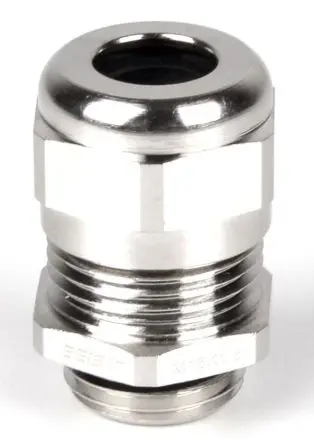 Produktfoto 1 von RS PRO Kabelverschraubung, M12 Messing vernickelt Metallisch 3 mm/ 6.5 mm, IP68