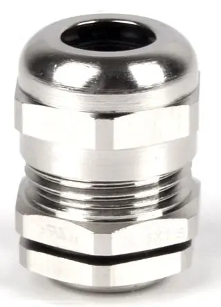 Produktfoto 1 von RS PRO Kabelverschraubung, M16 Messing vernickelt Metallisch 4 mm/ 8 mm, IP68