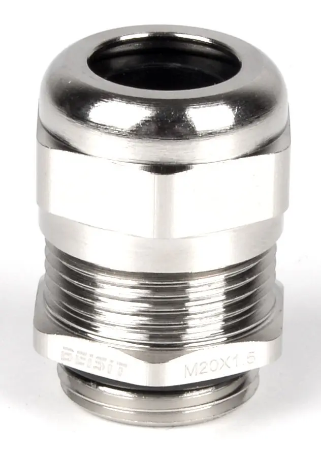 Produktfoto 1 von RS PRO Kabelverschraubung, M20 Messing vernickelt Metallisch 6 mm/ 12 mm, IP68