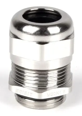 Produktfoto 1 von RS PRO Kabelverschraubung, M20 Messing vernickelt Metallisch 6 mm/ 12 mm, IP68