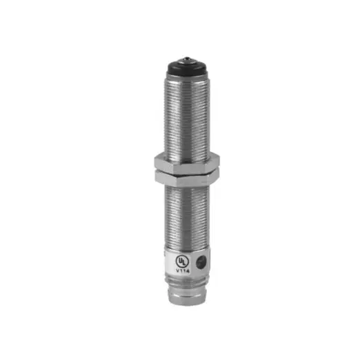 Produktfoto 1 von Baumer Präzisionspositionsschalter Zylinderförmig PnP 1.2 mm 250 Hz Draht, 0.05 A Messing vernickelt, IP40 40 mm 8 mm