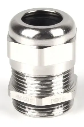 Produktfoto 1 von RS PRO Kabelverschraubung, M25 Messing vernickelt Metallisch 9 mm/ 16 mm, IP68