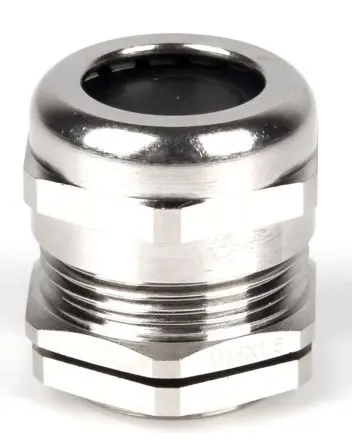 RS PRO Kabelverschraubung, M25 Messing vernickelt Metallisch 9 mm/ 16 mm, IP68