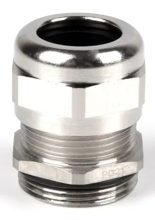 Produktfoto 1 von RS PRO Kabelverschraubung, M32 Messing vernickelt Metallisch 13 mm/ 20 mm, IP68