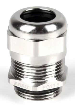 RS PRO Kabelverschraubung, M40 Messing vernickelt Metallisch 20 mm/ 28 mm, IP68
