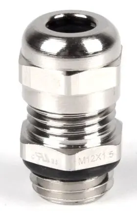 Produktfoto 1 von RS PRO Kabelverschraubung, PG7 Messing vernickelt Metallisch 3 mm/ 6.5 mm, IP68