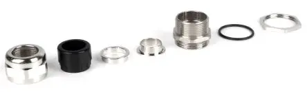RS PRO Kabelverschraubung, PG16 Messing vernickelt Metallisch 10 mm/ 14 mm, IP68