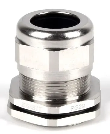 Produktfoto 1 von RS PRO Kabelverschraubung, PG21 Messing vernickelt Metallisch 9 mm/ 16 mm, IP68