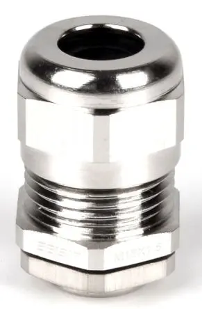 Produktfoto 1 von RS PRO Kabelverschraubung, PG29 Messing vernickelt Metallisch 18 mm/ 21 mm, IP68