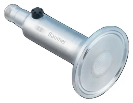 Produktfoto 1 von Baumer 1.1/2" ISO 2852 Relativ Drucksensor mit Hygieneanschluss 0bar bis 10bar, Stromausgang, ATEX-Zulassung, für Medium