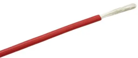 Produktfoto 1 von RS PRO Schaltdraht 25 m Rot 149 Litzen Silikongummi