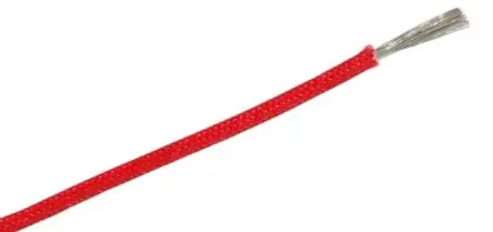 Produktfoto 1 von RS PRO Schaltdraht 1.5 mm² 25 m Rot 1 Litzen Silikongummi