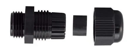 Produktfoto 1 von RS PRO KSS METRIC THREAD Kabelverschraubung, M32 Nylon 6.6 Schwarz 15 mm/ 21 mm, IP68