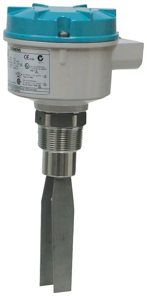 Produktfoto 1 von Siemens SITRANS LVS100 Vibrierender Füllstandsschalter Füllstandssensor Edelstahl 2-poliger Umschalter, Relais Vertikal