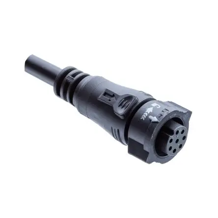 Produktfoto 1 von Amphenol Industrial X-LOK, 5-polig Sensor-Betätigungselementkabel, X Lock Größe B Buchse / Nicht abgeschlossen, Länge 1