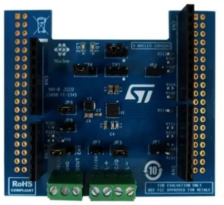 Produktfoto 1 von STMicroelectronics Zweikanal-IOLink-Erweiterungsplatine basierend auf L6364Q für STM32 Nucleo Entwicklungstool