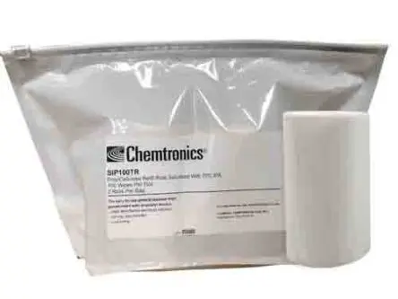 Produktfoto 1 von Chemtronics Chemtronics Feucht Isopropanol, Weiß Rahmenklemme, 150 x 200 mm, 100 pro Paket Tücher pro Packung