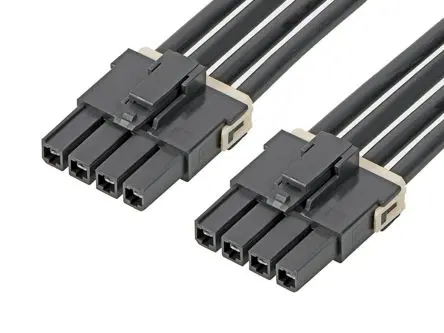 Produktfoto 1 von Molex 4 216400 Platinenstecker-Kabel Mega-Fit 4 / Mega-Fit Buchse / Buchse, 600 mm