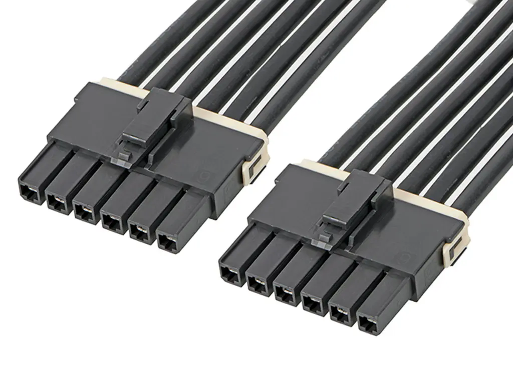 Produktfoto 1 von Molex 2 216401 Platinenstecker-Kabel Mega-Fit 2 / Nicht abgeschlossen Buchse / Stecker, 300 mm