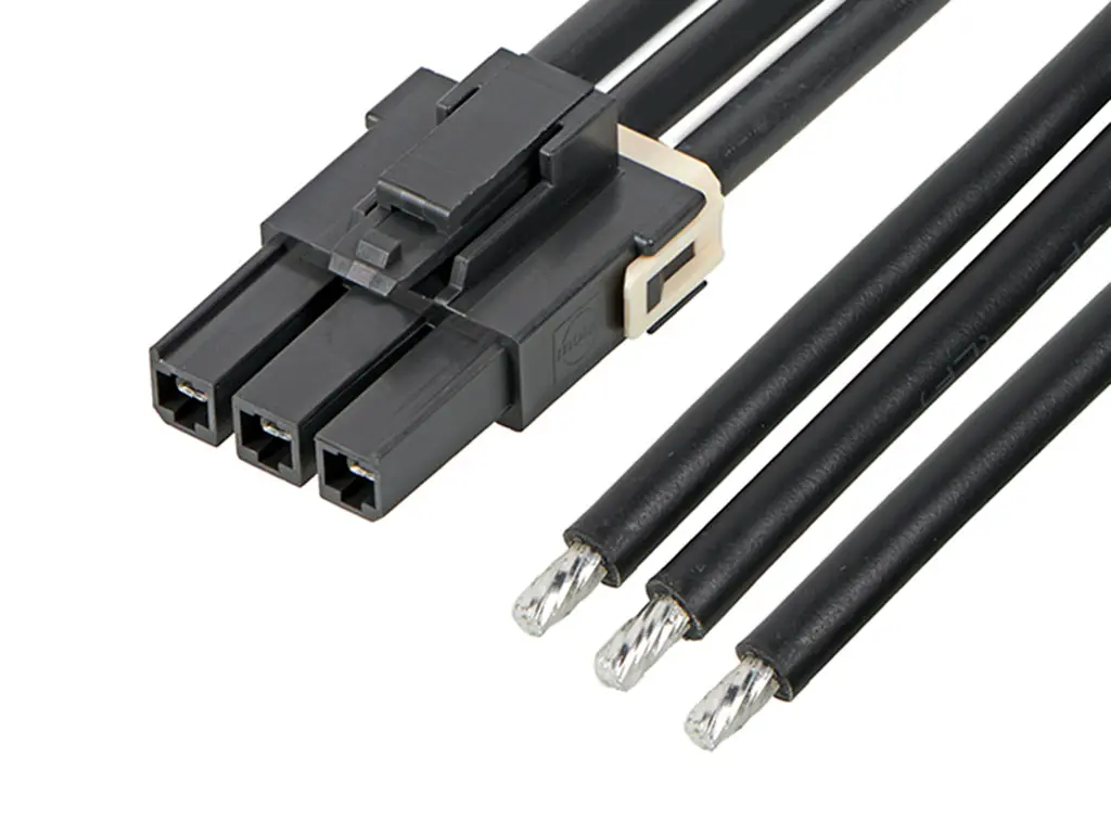 Produktfoto 1 von Molex 4 216401 Platinenstecker-Kabel Mega-Fit 4 / Nicht abgeschlossen Buchse / Buchse, 600 mm
