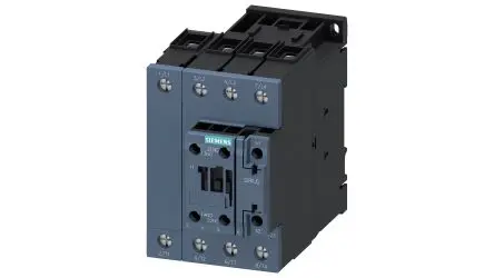 Produktfoto 1 von Siemens 3RT2 Schütz 33V ac-Spule, 4-polig, 690V / 38 A 33V 1 Schließer/1 Öffner Umkehrend 2-Hilfskontakte