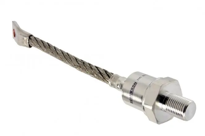 Produktfoto 1 von Semikron Danfoss Schraubanschlussklemme Diode Hochspannung Einfach, 1600 V / 500 A, 2-Pin E-15
