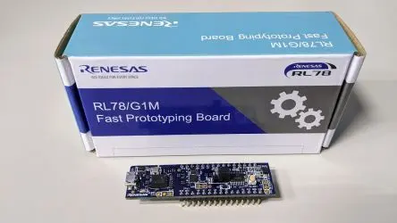 Produktfoto 1 von Renesas Electronics RL78/G1M Schnelles Prototyping Board, Versuchsaufbauplatine Entwicklungstool Microcontroller RL78