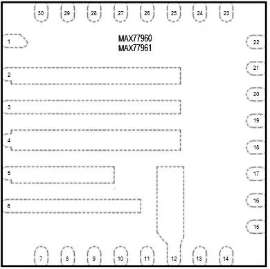 Produktfoto 1 von Maxim Integrated Lademanagement-Controller, FC2QFN 30-Pin, 25.4 V 25.4V Eingang 3.3 A