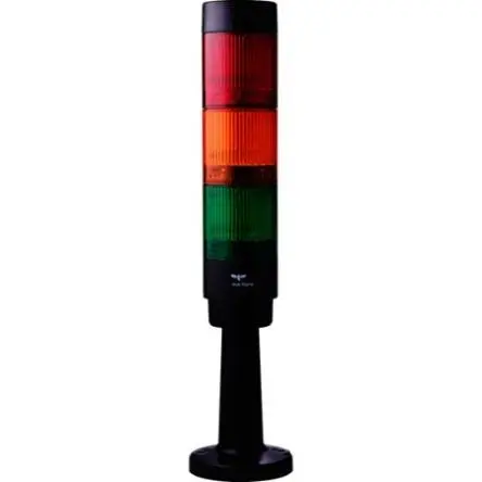 Produktfoto 1 von AUER Signal Modul-Compete 50 LED Signalturm Summer 3-stufig Linse Gelb, Grün, Rot 24V dc Dauer Basis 194 mm