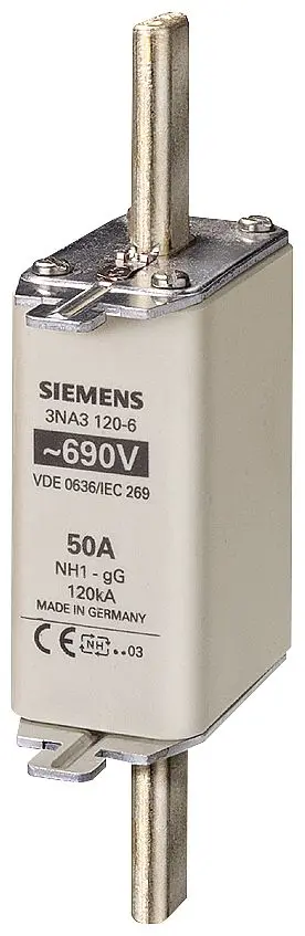 Produktfoto 1 von Siemens Sicherungseinsatz NH1, 690V / 125A, gG IEC 60269