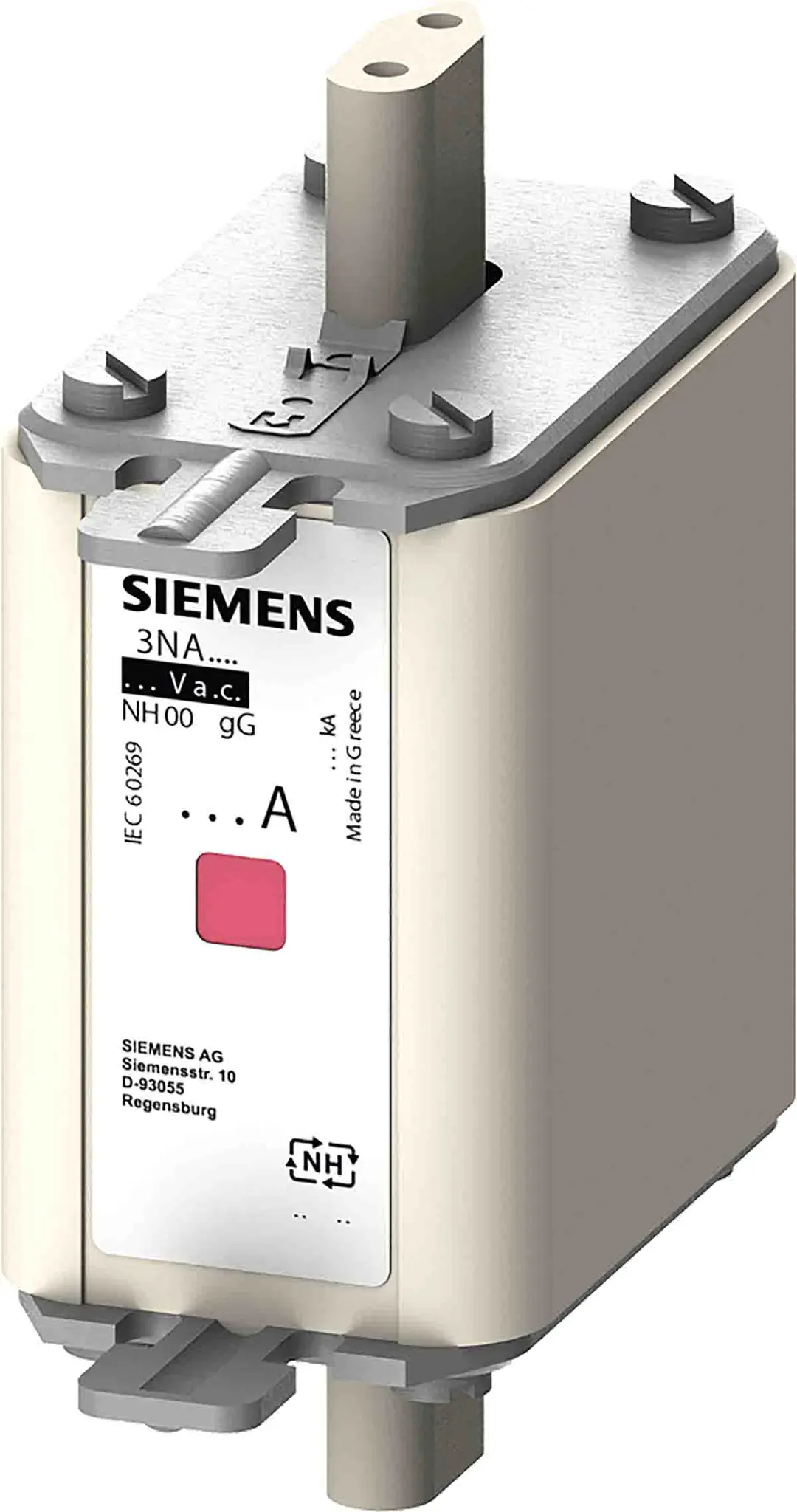 Produktfoto 1 von Siemens Sicherungseinsatz NH00, 690V / 50A, gG IEC 60269