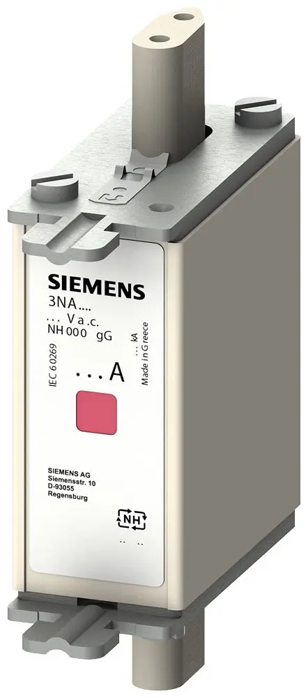 Produktfoto 1 von Siemens Sicherungseinsatz NH000, 690V / 25A, gG IEC 60269