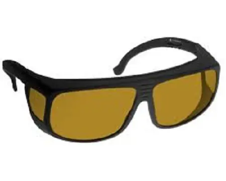 Produktfoto 1 von Global Laser 1990 Sicherheitsbrille Linse Gelb Schwarz