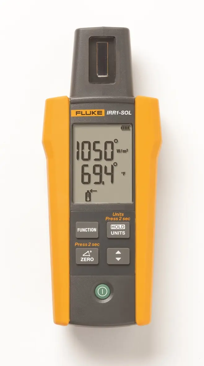Produktfoto 1 von Fluke Fluke IRR1-SOL Solarenergie-Messgerät, bis 1400 W/m² ±5 % 50h 1 W/m²