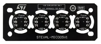 Produktfoto 1 von STMicroelectronics Entwicklungskit analog für MP23DB02MM, Mikrofon-Coupon-Board Entwicklungsboard