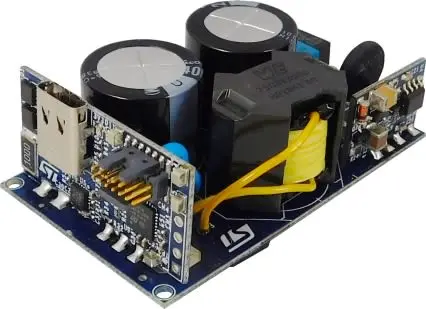 Produktfoto 1 von STMicroelectronics STEVAL Entwicklungskit, Kompaktes 27-W-USB-Typ-C-Netzteil mit Power Delivery 3.1 und