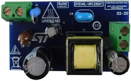 Produktfoto 1 von STMicroelectronics STEVAL Entwicklungskit, 12 V-5 W isolierter Flyback-Wandler auf Basis von VIPer122LS