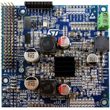 Produktfoto 1 von STMicroelectronics L5964 Evaluierungsplatine, AEK-POW-100W4V1 DC/DC-Wandler, für L5964
