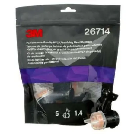Produktfoto 1 von 3M Druckluft-Werkzeugzubehör Zerstäuberkopf 1.4 mm für 3M Hochleistungs-Sprühpistolen und PPS 2.0 Sprühschalensystem