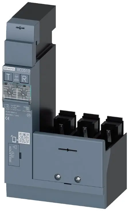 Produktfoto 1 von Siemens 3VA911 RCD/FI, 3-polig, 160A Typ A SENTRON