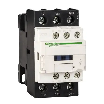 Produktfoto 1 von Schneider Electric TeSyS D Schütz 380V ac-Spule, 3-polig, 440V / 32 A 18.5 kW 1 Schließer/1 Öffner Motorsteuerung,